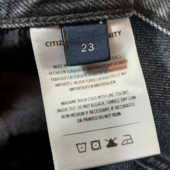 Citizens Of Humanity Sabine High Rise Straight in Black Coffee size 23 - Picture 11 of 12